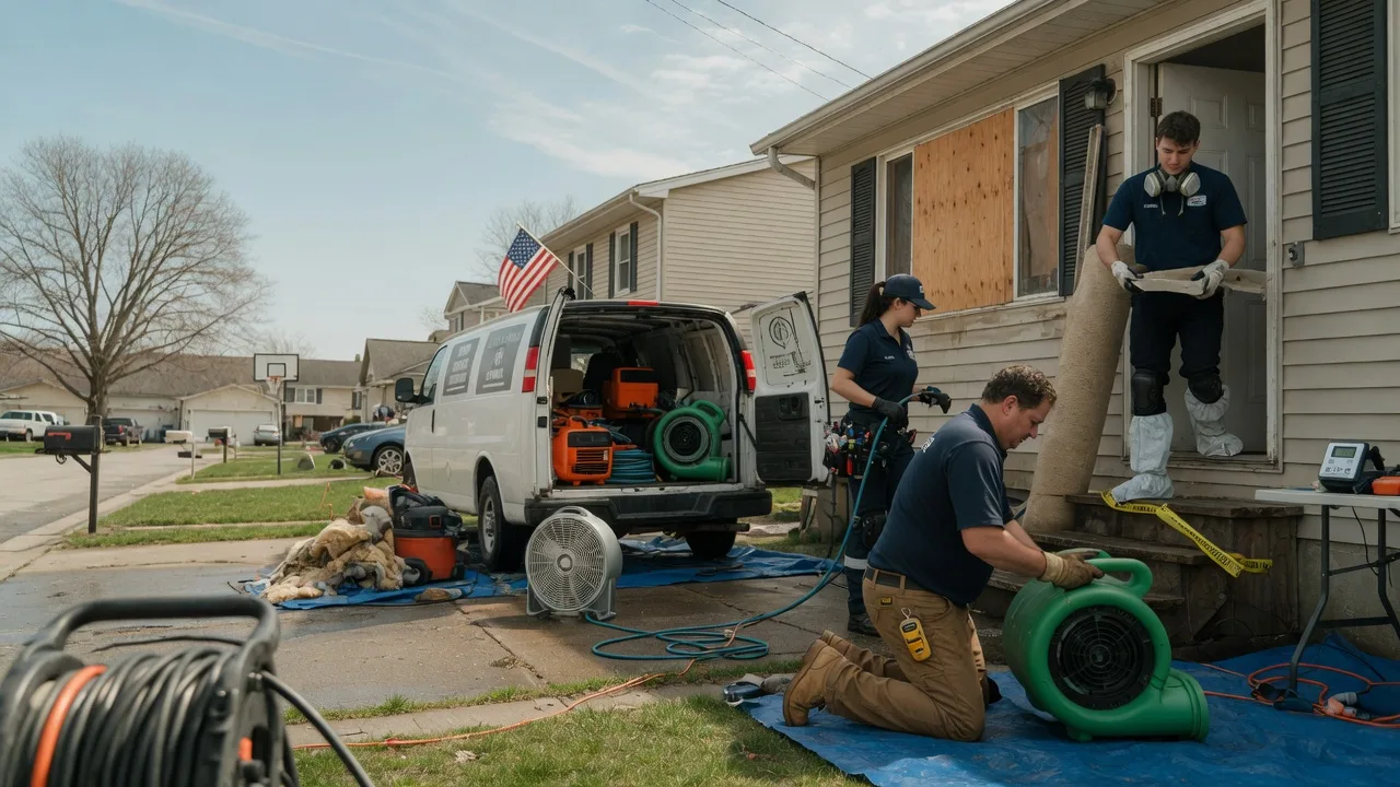 Water Damage Restoration in Dodgeville, WI near me